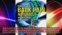 How to Cure Back Pain Naturally Without Drugs or Surgery 20 Home Treatment Remedies and