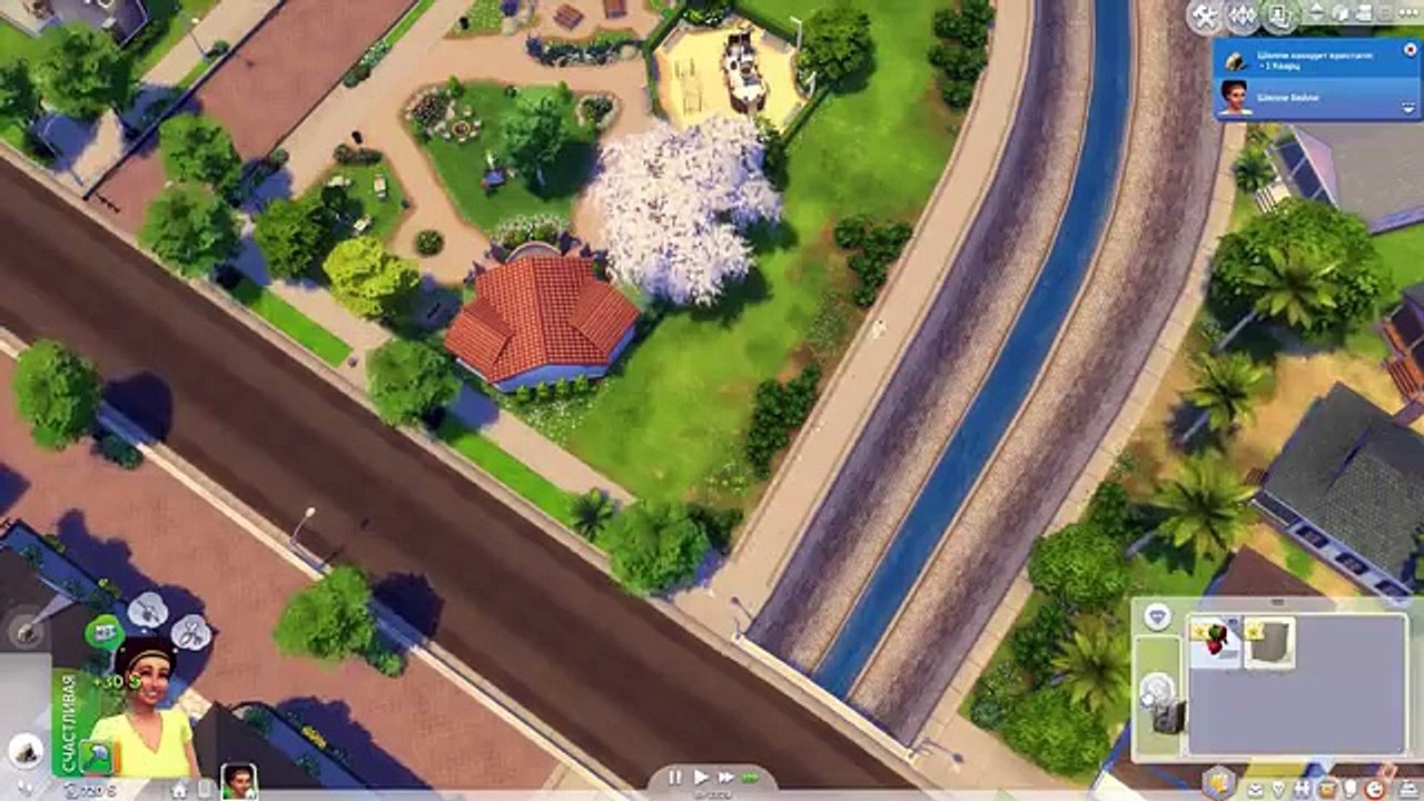 The Sims 4 Пекарня тетушки Шелли #3 Отдых в Кинотеатре!