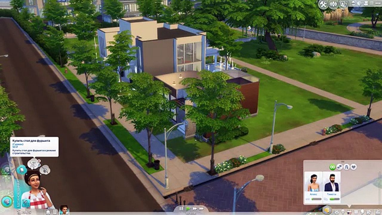 The Sims 4 Пекарня тетушки Шелли #1 Первый торт комом ✿