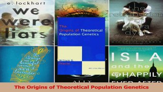 Read  The Origins of Theoretical Population Genetics Ebook Free
