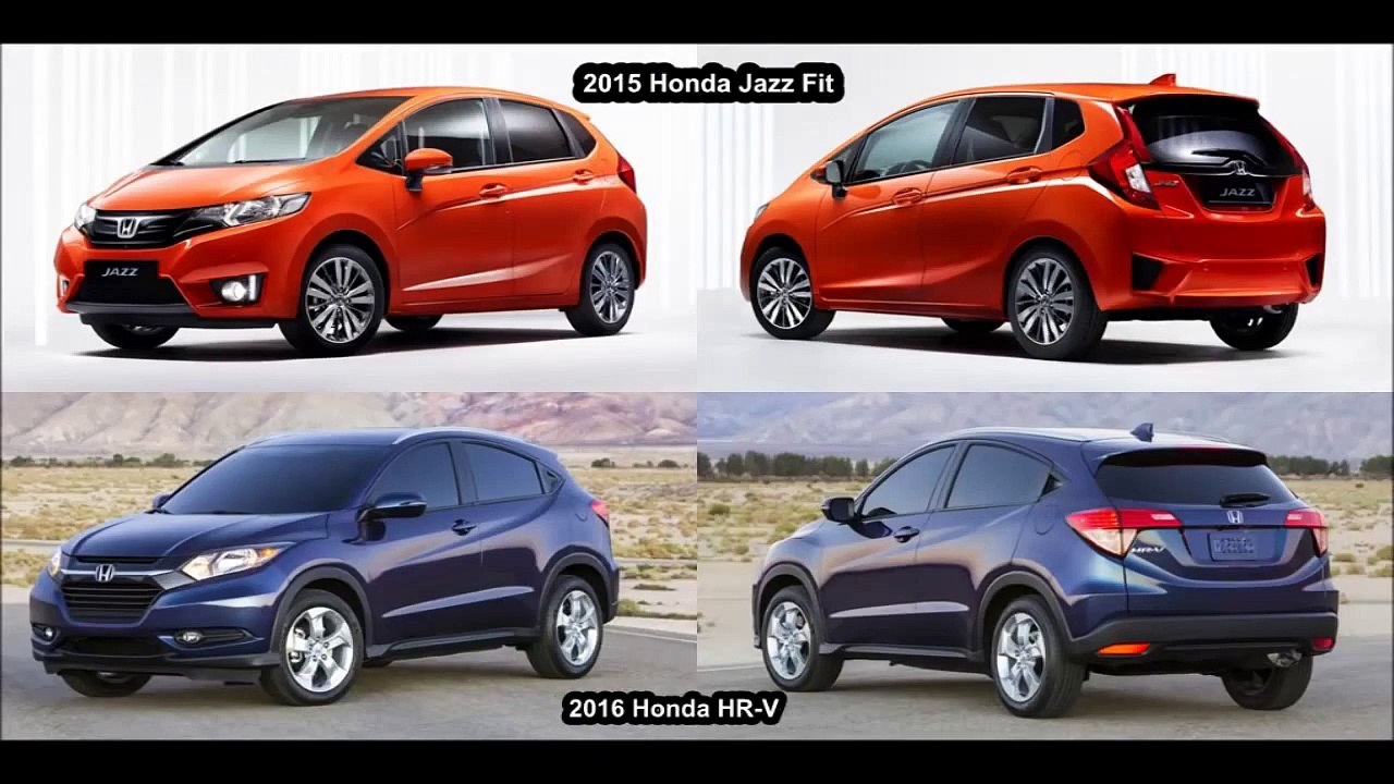 2016 Honda HR V Vs 2015 Honda Jazz Fit DESIGN!