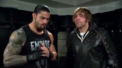 WWE TLC 2015 - Roman Reigns & Dean Ambrose Conversations