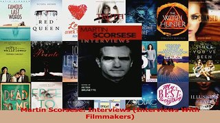 Read  Martin Scorsese Interviews Interviews With Filmmakers Ebook Free