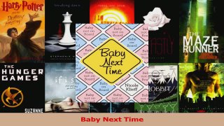 Read  Baby Next Time Ebook Free