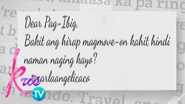 Kris TV: Kris' IG post about moving on