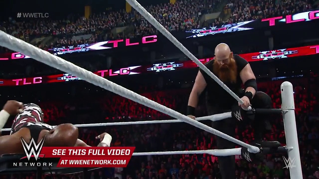 WWE TLC 2015 FUll show-WWE Tlc 13 December 2015-The Dudley Boyz, vs. The Wyatt Family  WWE TLC 2015 (Table Ladder and Chair Match)