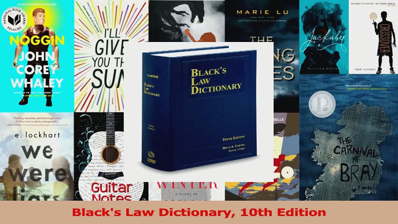 What Is Black Law Dictionary 6th Edition