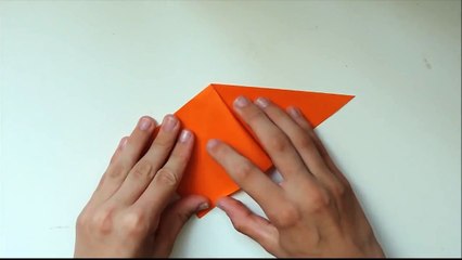 Origami Halloween Pumpkin (Jack o Lantern). (Instructions)