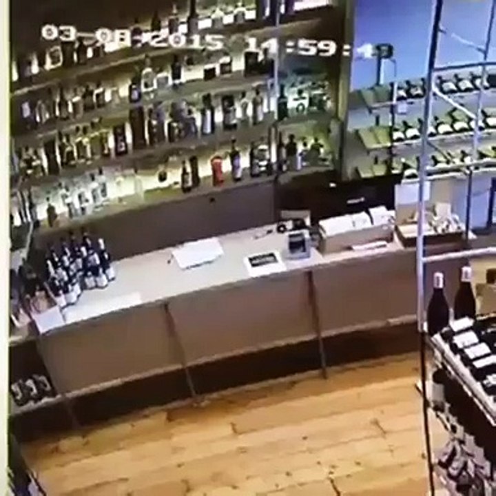 Perfect Catch Caught on Security Camera