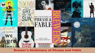 Download  Brewers Dictionary of Phrase and Fable PDF Online