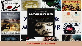 Read  A History of Horrors Ebook Free
