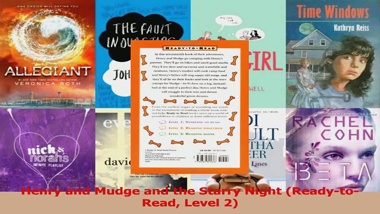 PDF Download  Henry and Mudge and the Starry Night ReadytoRead Level 2 PDF Full Ebook