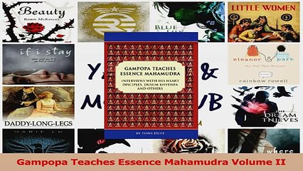 PDF Download  Gampopa Teaches Essence Mahamudra Volume II PDF Online