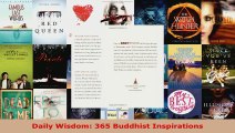 Read  Daily Wisdom 365 Buddhist Inspirations EBooks Online