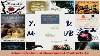 PDF Download  Administration of Government Contracts 4e Read Full Ebook