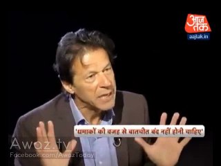 Imran Khan logically explain Indians why other countries will not want peace between us - IK proved to be a statesman