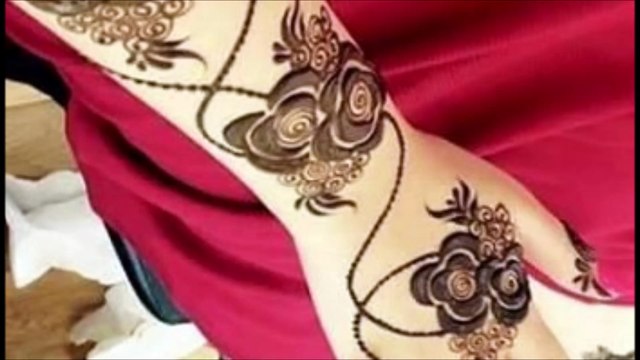 Easy To Make Arabic Henna Design : Traditional Bridal Mehendi Tutorials