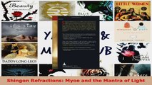 Read  Shingon Refractions Myoe and the Mantra of Light Ebook Free