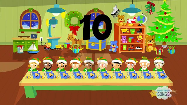 10 Little Elves | Christmas Song For Kids | Super Simple Songs