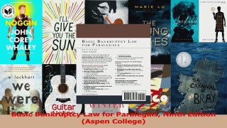 PDF Download  Basic Bankruptcy Law for Paralegals Ninth Edition Aspen College Read Online