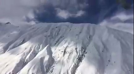 Lake freezed with snow fall.. Saif ul Malook Pakistan