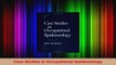PDF Download  Case Studies in Occupational Epidemiology Download Online