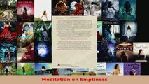 Download  Meditation on Emptiness PDF Free