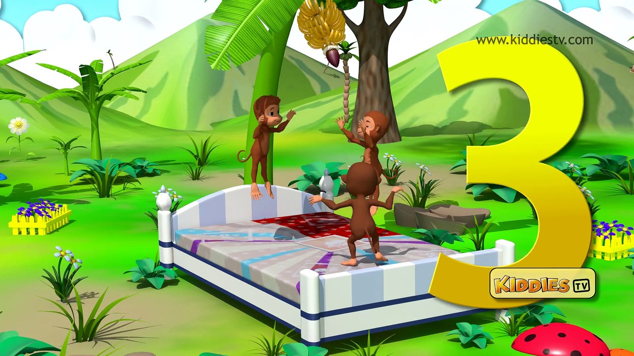 five little monkeys | Nursery Rhyme | Baby songs