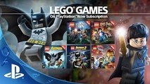 LEGO Batman, LEGO Movie & LEGO Harry Potter on PlayStation Now Subscription