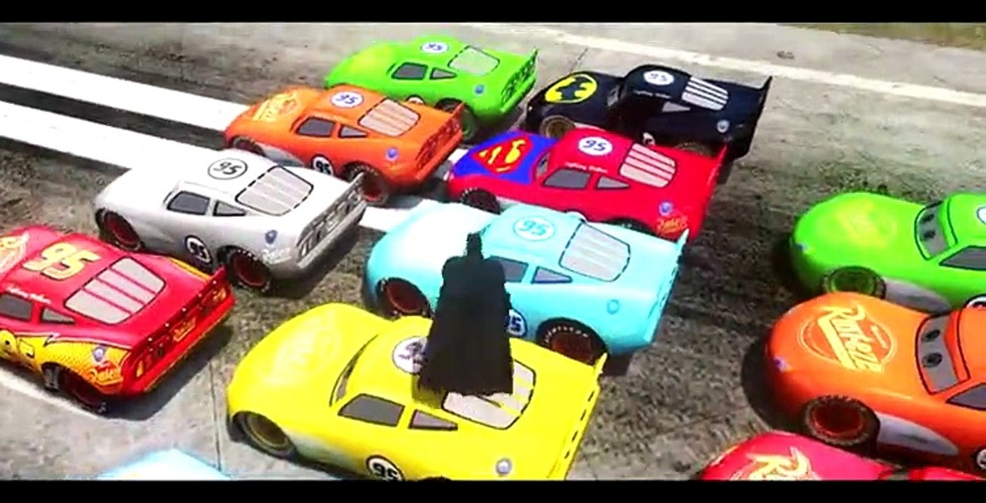 50 Lightning McQueen Cars For Batman ! Custom Disney Pixar Cars Multi colors
