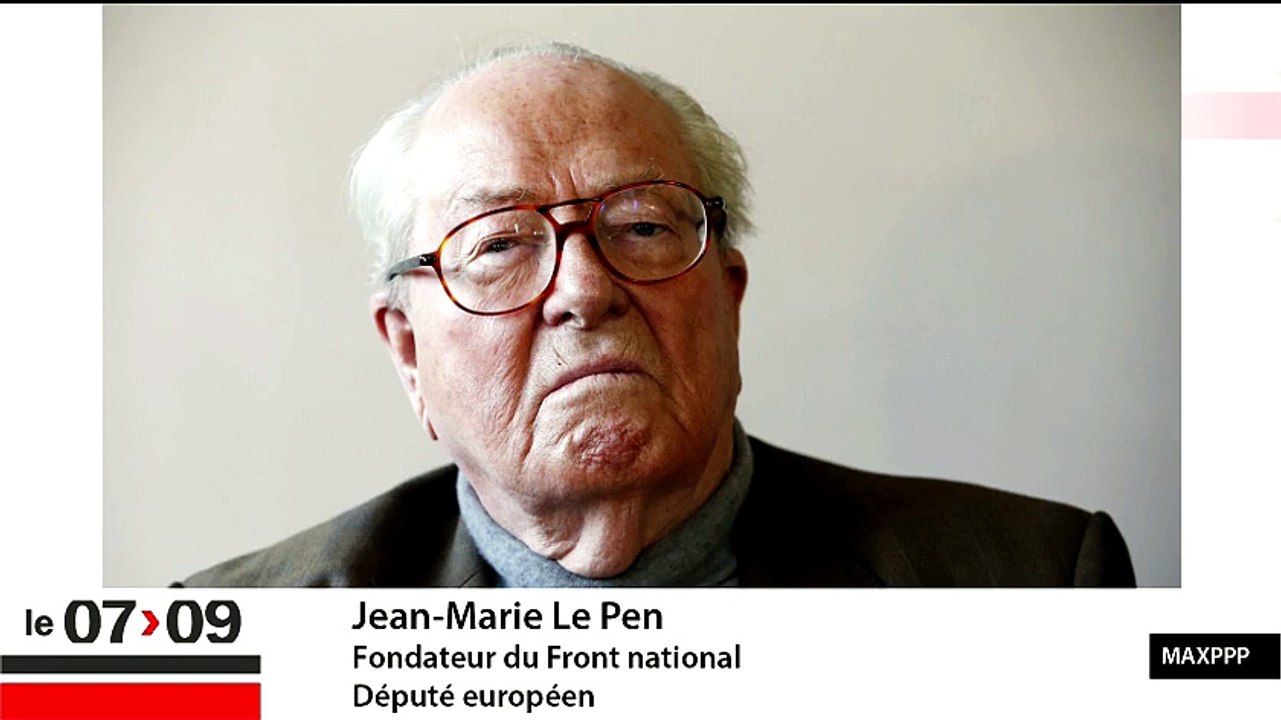 Jean-Marie Le Pen : "Madame Pécresse a été élue grâce aux voix du Front national"