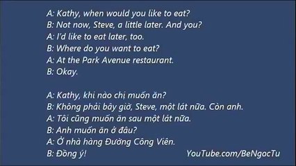 Học tiếng Anh cơ bản cho người mới bắt đầu Bài 7
