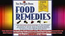 The Doctors Book of Food Remedies The Newest Discoveries in the Power of Food to Treat