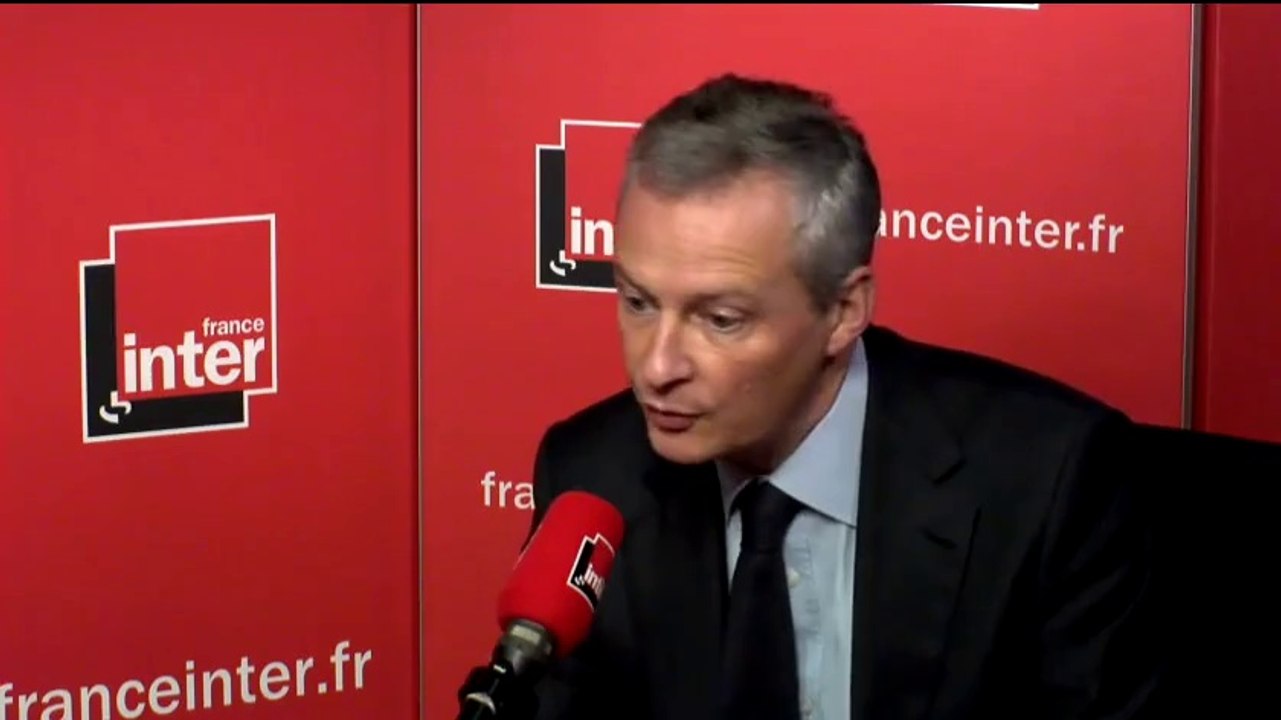 Bruno Le Maire : "Les Français attendent autre chose de leurs responsables politiques"