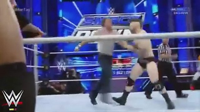 The League of Nations(Sheamus,Alberto Del Rio,King Barrett & Rusev) vs. Roman Reigns,Dean Ambrose & The Uso's [10.12.2015]