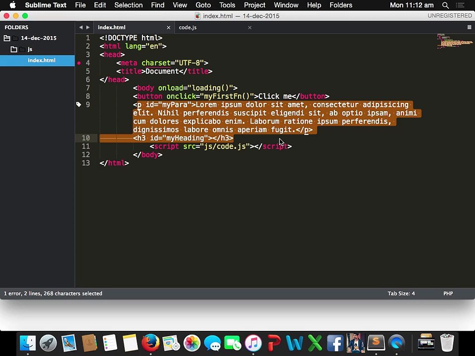 javascript DOM part 5 in URDU : HINDI -moixx web-