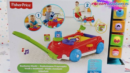 Fisher-Price - Roller Blocks Rockin' Wagon / Przyczepka z Ruchomymi Klockami - CFM97 - Recenzja