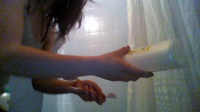 El Reto Que Me Diio Mi Amiga Por Facebook Labarme Los Dientes Con Shampoo