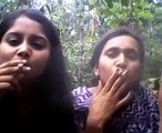 Girls r Smoking hardly badly