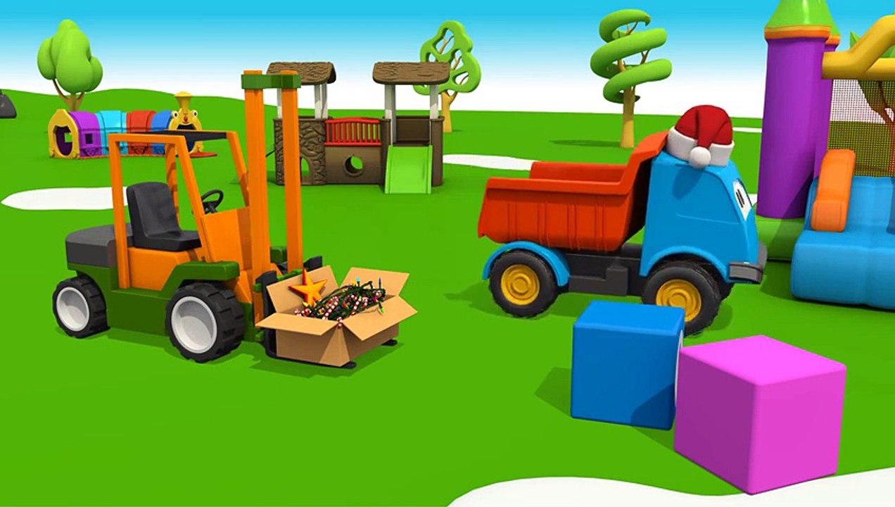 Meraklı kamyon Leo ve noel ağacı - eğlenceli çizgi film - Türkçe izle Çizgi Film izle - An