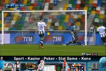 Gol-Gol Inter Milan yang bersarang di gawang Udinese