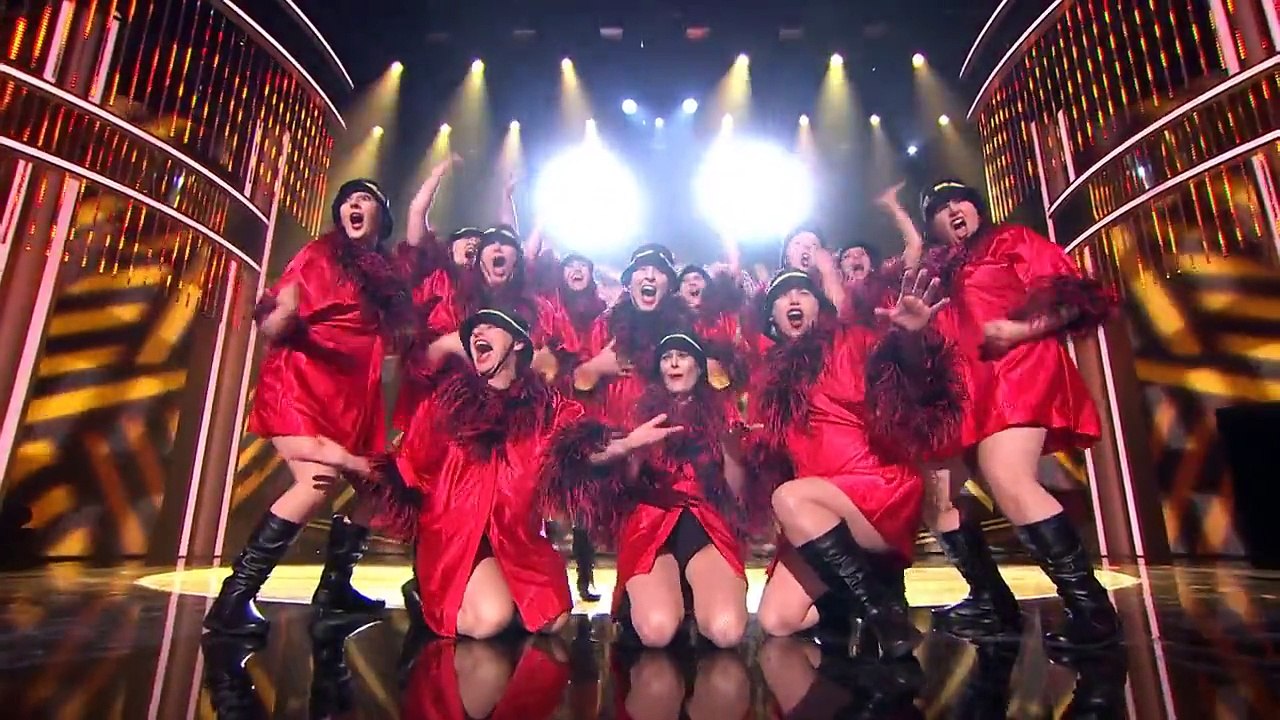 Burlesque Performers Ruby Red let it all hang out! | Semi-Final 1 | Britains Got Talent 2015