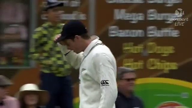 Fielding acrobatics from Mitchell Santner