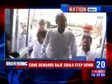 Congress Demands Vasundhara Raje's Resignation