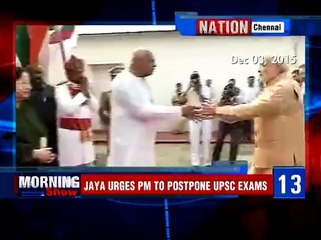 Jayalalitha Requests PM Modi To Postpone UPSC Exams