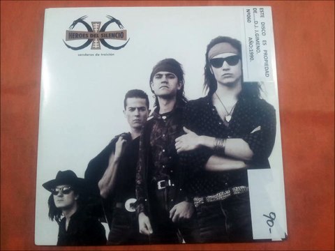 HEROES DEL SILENCIO.''SENDEROS DE TRAICION.''.(ENTRE DOS TIERRAS.)(12'' LP.)(1990.)