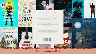 Read  The Great Degeneration How Institutions Decay and Economies Die EBooks Online