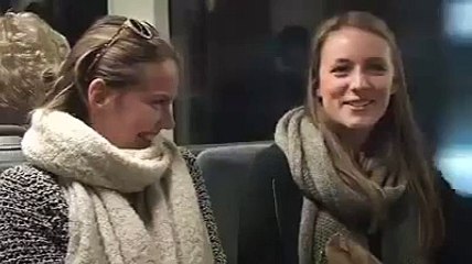 Laugh in metro, everyone laughs - experiment