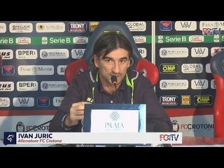 Post Modena, mister Juric in conferenza
