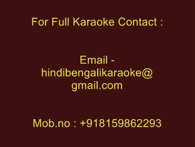 Aap Ki Nazron Ne Samjha - Karaoke - Sanam Puri
